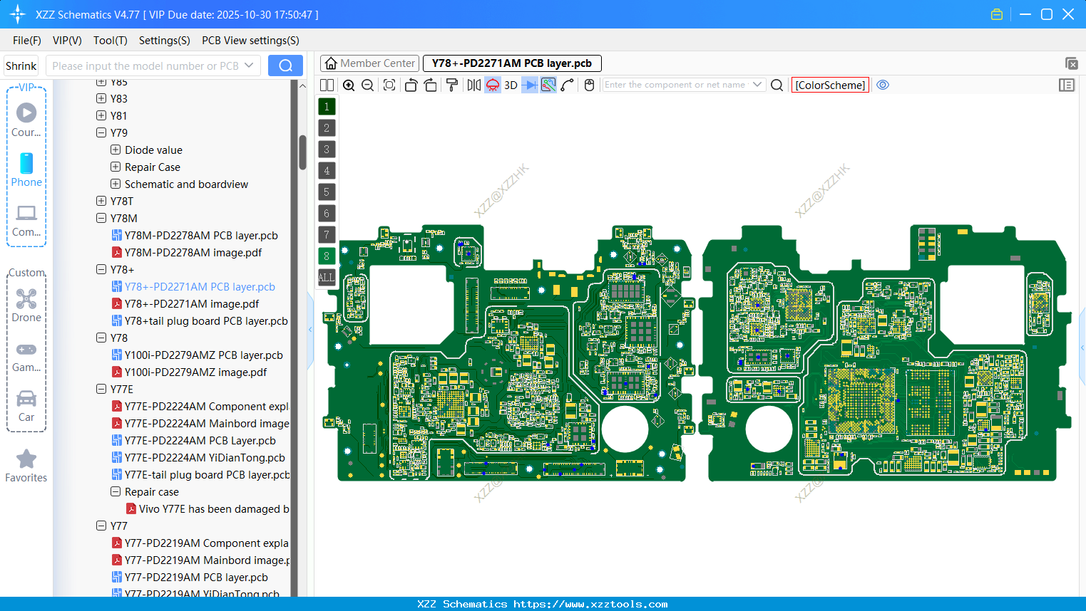 VIVO Y78+-PD2271AM PCB Layer